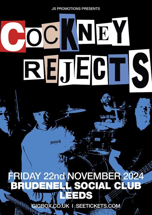 Cockney Rejects  Guests on Friday 22nd November 2024
