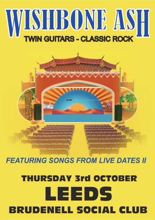 Wishbone Ash  on Thursday 3rd October 2024