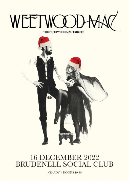 Weetwood Mac The Fleetwood Mac Tribute on Friday 16th December 2022