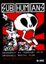 Subhumans + Burning Flag + Mammoth Tank on Wednesday 24th February 2016