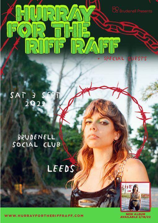 Hurray For The Riff Raff Plus Guests on Saturday 3rd September 2022