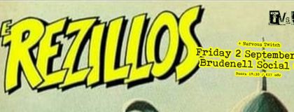 Rezillos + Nervous Twitch on Friday 2nd September 2022