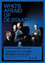 De Staat Plus Guests on Wednesday 19th October 2022