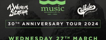 Hot Water Music 30th Anniversary Tour + A Wilhelm Scream + Catbite on Thursday 28th March 2024
