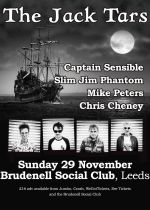 The Jack Tars Captain Sensible, Slim Jim Phantom, Mike Peters, Chris Cheney on Sunday 29th November 2015