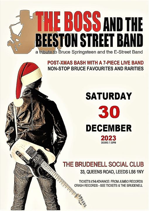 The Boss  Beeston St Band  Sold Out  on Saturday 30th December 2023
