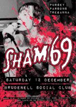 Sham 69 + Pussycat Kill (ES) + The Swindells on Saturday 12th December 2015