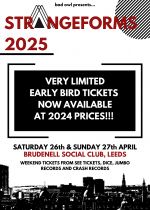StrangeForms Festival Lineup TBA. on Saturday 26th April 2025