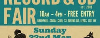 Brudenell Record Fair  on Sunday 22nd May 2022
