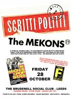 Scritti Politti + Mekons 77  on Friday 28th October 2022