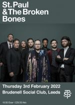 St. Paul & The Broken Bones - Sold Out + Special Guests on Thursday 3rd February 2022