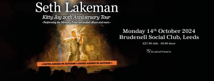Seth Lakeman Kitty Jay 20th Anniversary Tour on Monday 14th October 2024