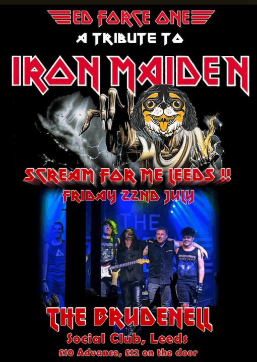 Ed Force One A Tribute To Iron Maiden  VIG VAM BAM on Friday 22nd July 2022