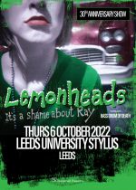The Lemonheads @ Leeds University Stylus + Bass Drum Of Death on Thursday 6th October 2022