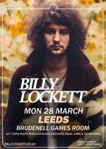 Billy Lockett Plus Guest Support on Monday 28th March 2016