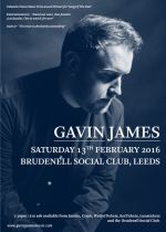 Gavin James Plus Guest Support on Saturday 13th February 2016