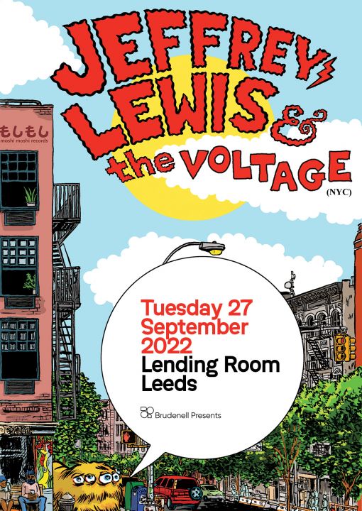 Jeffrey Lewis  The Voltage  The Lending Room on Tuesday 27th September 2022