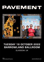Pavement @ Barrowland Ballroom Glasgow on Tuesday 18th October 2022