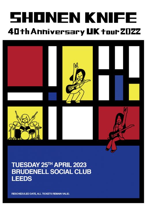 Shonen Knife Plus Guests on Tuesday 25th April 2023