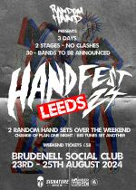 HANDFEST 24 3 Days | 2 Stages No Clashes | 30+ Bands on Friday 23rd August 2024
