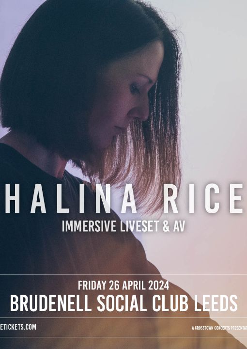 Halina Rice  Sold Out  Guests on Friday 26th April 2024